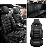 Cscevt 5 Capas De Assento Para Honda Civic 2005 2015 Capas De Assento De Carro De Couro à Prova D água Antiderrapantes Macias Protetores De Assento De Carro Confortáveis Premium Com Airbag Padrão