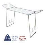 Csk Aramados Varal De Chão Retrátil Grande Com Abas Cor Branco 178 X 56 Cm