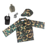 Css Fantasia Infantil Roupa De Soldado Com Chapéu Fantasia