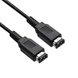 CSTESVN Cabo De Ligação Para Gameboy Color Cabo De Ligação Para 2 Jogadores Para Nintendo Gameboy Cor Bolso Luz GBC Game Link Cable 1 2 M