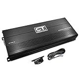 CT Sounds Amplificador Monobloco De Áudio Automotivo Compacto Classe D Ct 1500 1D 1500 Watts Rms