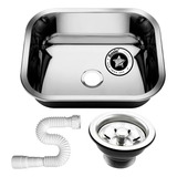 Cuba Aço Cozinha N0 Plus 40x34x14 Inox 304 Alto Brilho Funda