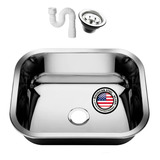Cuba Aço Inox American Steel N 0 17 Extra Funda Polida 40x34