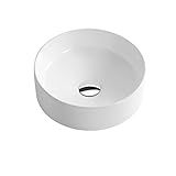 Cuba Ceramica De Sobrepor Banheiro Louça Com Valvula 37x37 MX204