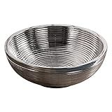 Cuba Cerâmica Porcelana Louça Banheiro Apoio Redonda Prata Arell 400x400mm ARE CC636