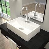 Cuba De Apoio Q450W Com Torneira Luxo E Válvula Click Com Sifão E Flexível Compace Branco
