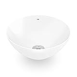 Cuba De Apoio Redondo Sem Mesa 350 Design D1 Branco Celite