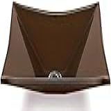 Cuba De Vidro Bergan Sulle 34 X 34 Cm 10 Mm Chocolate