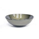 CUBA DE VIDRO REDONDA CR 31CM OURO ENVELHECIDO