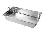 Cuba Gastronômica Gn 1 1x100mm Com Alça Inox Buffet Rechaud