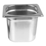 Cuba Gastronomica Gn 1 6x150mm 162x176mm Aço Inox E 0 7mm