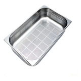 Cuba Gastronômica Inox Gn 1 1x65 Perfurada Forno Combinado