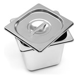 Cuba Gastronômica Tampa Gn 1 6 150mm Inox Rechaud Buffet