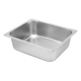 Cuba Gn Gastronomica 1 2 X 100 Mm 7 Litros Em Inox 304 Para Buffet Quente Restaurante Self Service