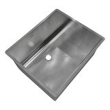 Cuba Industrial Pia Aço Tanque Inox Forte 60x50x35cm Cozinha
