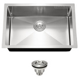 Cuba Inox 304 Quadrada Gourmet Plana Cozinha 70x40 Válvula