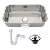 Cuba Inox 430 Tramontina Standard N2 56x34x14 Com Válvula