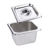 Cuba Inox Gastronômica Gn 1 6 10cm C Tampa Richoa Richound