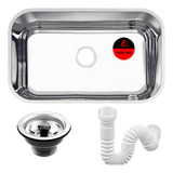 Cuba Inox Smarthome 430 N 2 56x34x17 C Válvula E Sifão