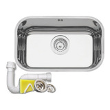 Cuba N1 47x31x17 Tramontina Alto Brilho Inox Kit Com Ladrão