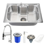Cuba Para Cozinha Misturador Gourmet Acessórios Pia Inox
