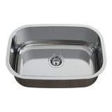 Cuba Para Cozinha Pia Inox N1 46x30x17cm Alto Brilho Com Wt
