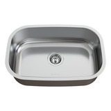 Cuba Para Cozinha Pia Inox N1 46x30x17cm Polida Com Válvula