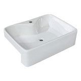 Cuba Pia De Apoio Semi encaixe Pr13 Retangular 48cm Branco