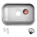 Cuba Pia Numero 2 Cozinha Inox American Steel 56x34x14 Fosco