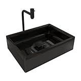Cuba Torino Com Torneira Inox Black E Válvula Click Black Preto