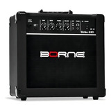 Cubo Amplificador Para Guitarra Borne Strike G30 Preto 15w 110v 220v