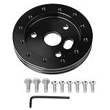 Cubo De Volante De Carro Roda Concedida 3 Furos 1 25 Cm Almofada Espaçadora Para Adaptador De 6 Furos Universal Preto