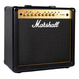 Cubo Guitarra Marshall Mg50fx 50wrms Com Efeito Cor Preto 110v