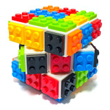 Cubo Mágico 3x3x3 Fanxin Building Blocks Lego Branco