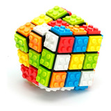 Cubo Mágico 3x3x3 Fanxin Building Blocks Lego Preto