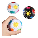 Cubo Mágico Arco íris Bola Mágica Torção Quebra cabeça