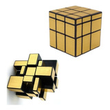 Cubo Mágico Mirror Blocks Espelhado Prateado Dourado 3x3x3