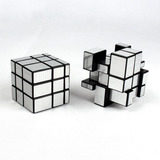 Cubo Mágico Mirror Blocks Espelhado Shengshou Prateado