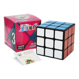 Cubo Mágico Profissional 3x3x3 Shengshou Grande 7 0 Cm Estrutura Preto