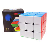 Cubo Mágico Profissional 3x3x3 Stickerless Rainbow Shengshou