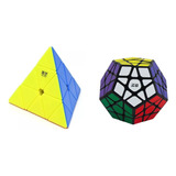 Cubo Mágico Profissional Pyraminx Qiming A