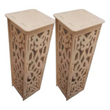 Cubo Passarela Provençal Arabesco Coluna Mdf Festa