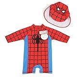 Cuddle Club Maiô Para Bebês E Crianças Roupa De Banho Infantil Com Proteção UV FPS 50 O Dia Todo Homem Aranha 2 Anos