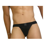 Cueca Fio Dental Reforçada Preta