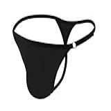 Cueca Jockstrap Fio Dental Com Regulagem Lateral Na Cintura Poliamida Forrada BR Alfa Único Regular Preto