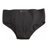 Cueca Para Hérnia Inguinal Dupla Ortocenter Cor Preta