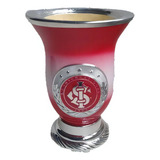 Cuia Chimarrão Internacional Porongo Revestida Colorado Cor Vermelho Personalizado