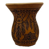 Cuia De Chimarrão Bago De Touro Sem Pé Tribal 360 02