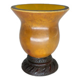 Cuia Pequena Tradicional Chimarrão Porongo Natural Com Pé