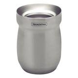 Cuia Térmica Em Aço Inox Chimarrão Tererê 240 Ml Prata Tramontina